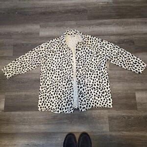 Black and White Patterned Jacket